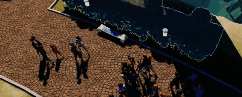 《过山车之星2》游戏画面中的缆车设施