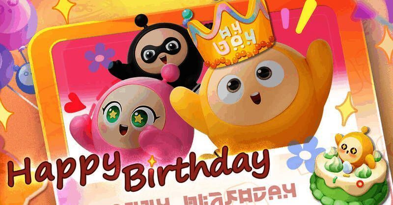 《蛋仔派对》生日活动宣传图