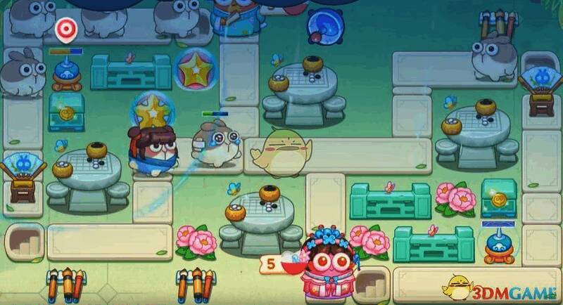 保卫萝卜4第87关初始炮塔放置情况