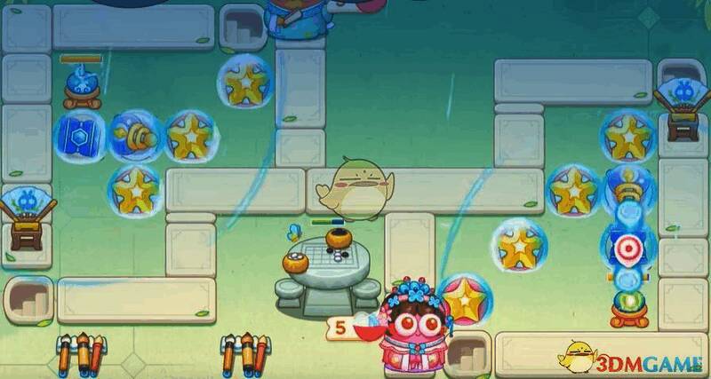 保卫萝卜4第87关右侧开图及炮塔布置情况