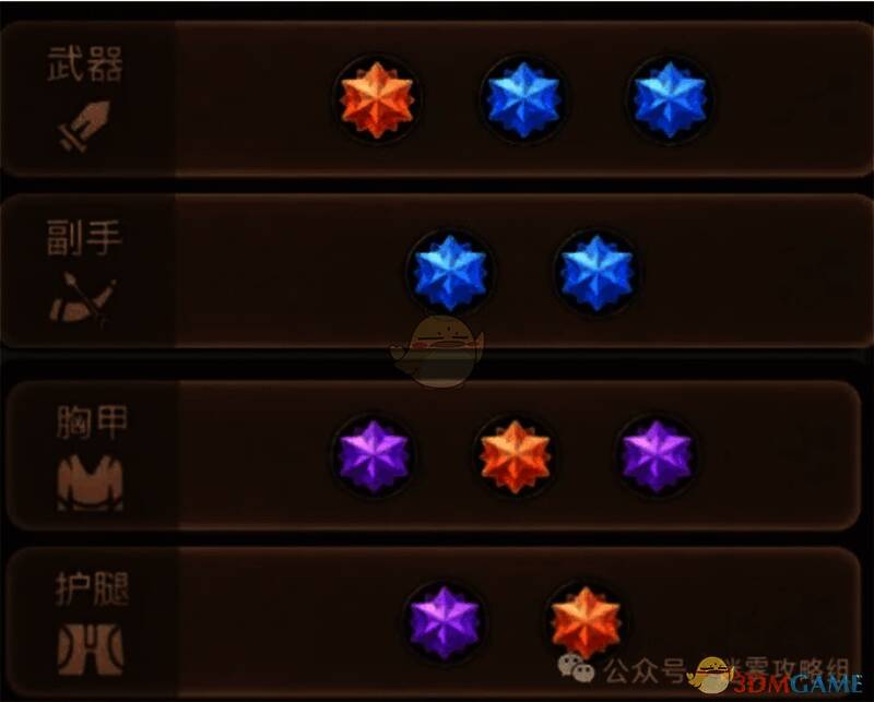 胸甲护腿宝石搭配图片