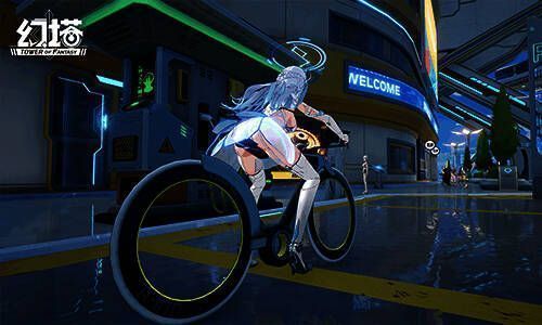 格网世界骑行车玩法宣传图