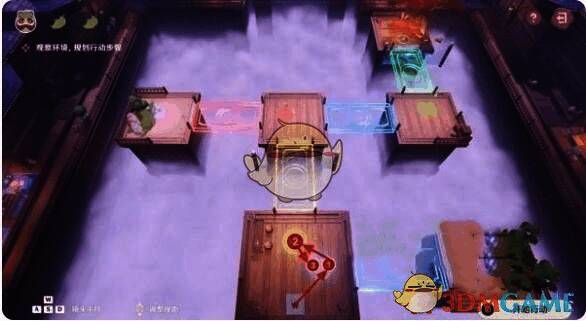 原神不思议分身幻梦第5天第一回合区域示意图