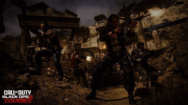 《使命召唤：黑色行动6》僵尸模式画面