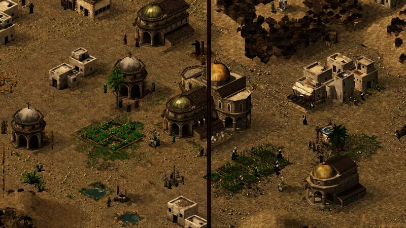 《要塞十字军东征:决定版》画面对比图1