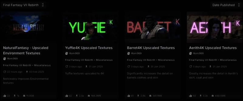 《最终幻想7：重生》4K Mod相关画面1