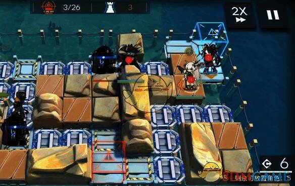 明日方舟翻修中沙滩关卡开局部署画面