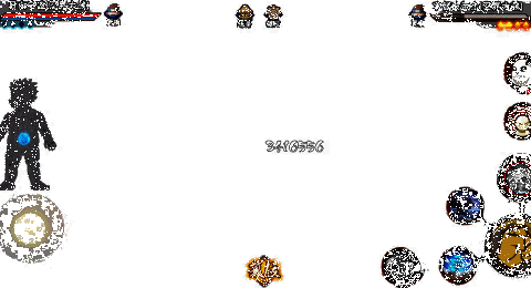 日向宁次施展柔拳攻击敌人的画面