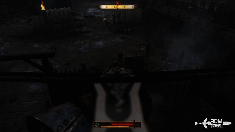 城堡下面有敌人，古德温准备处理的画面