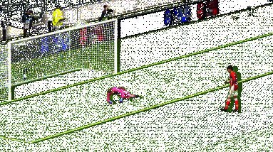 C罗禁区之弧动图