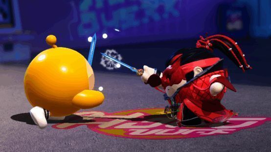 玩家与蛋搭子振刀对战图