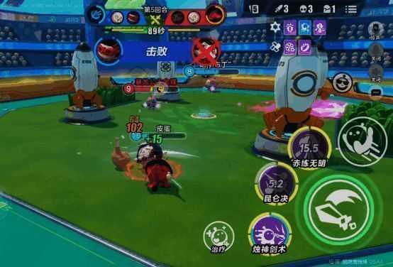 宁红夜施展烛神剑术图