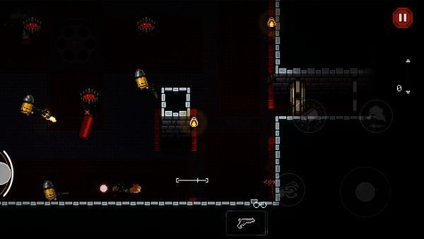 挺进地牢手游自动瞄准演示动图