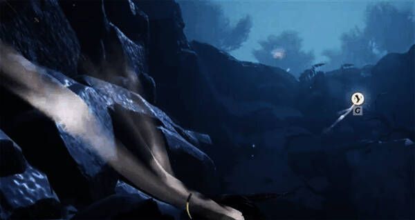 跳跃到右侧小道场景图