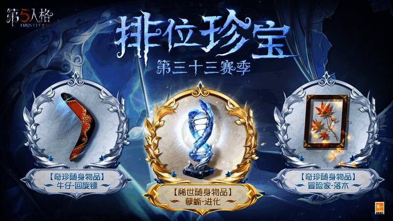 《第五人格》第三十三赛季奖励展示图