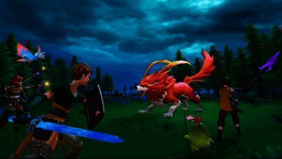 宠物狩猎抓捕的场景图