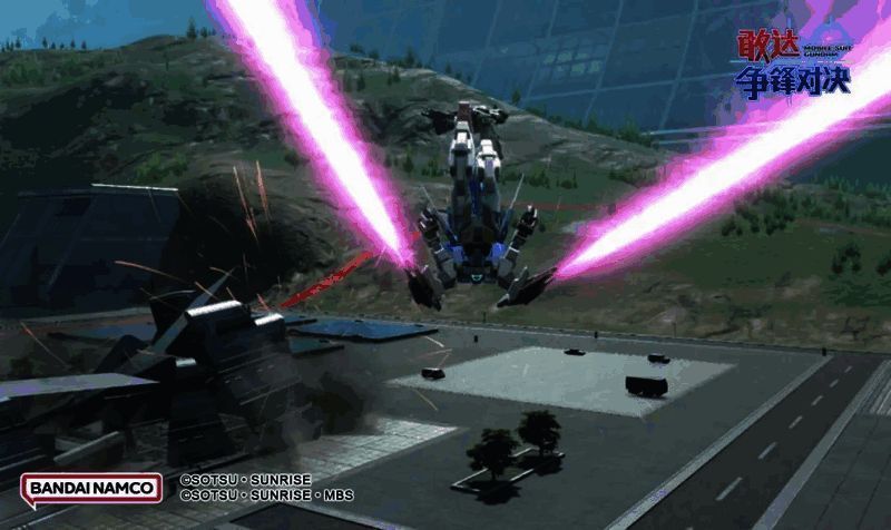 敢达AGE - 2双炮形态大型光束剑斩击图片