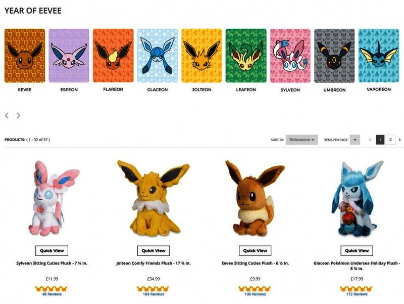 伊布年主题商品展示