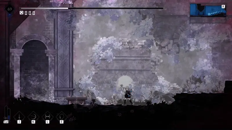 触发事件后流浪巫女消失的场景图片