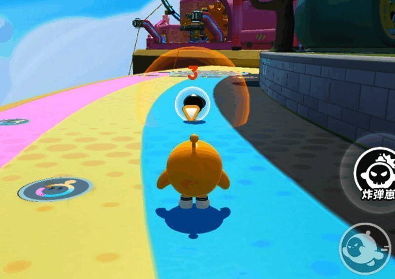 蛋仔使用定时炸弹画面