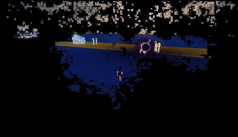 黑洞吸附长鹅动态画面