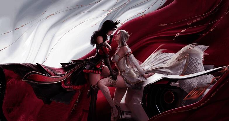 王牌竞速红白皇后时装宣传图