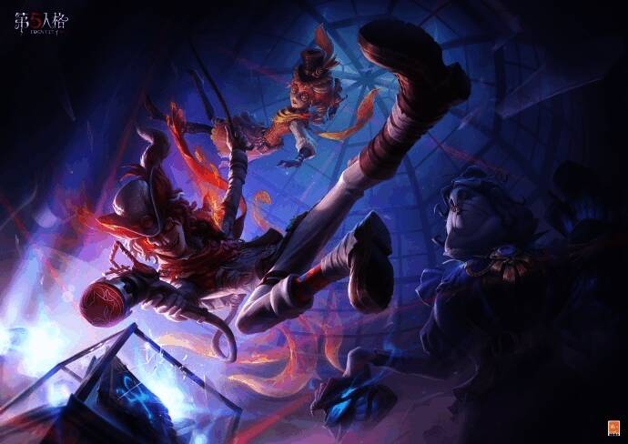 《第五人格》第三十二赛季·精华 3 海报,灵狐侠盗与万能钥匙小姐躲避红外报警器