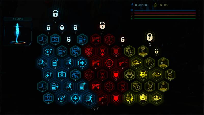 赛博城技能树画面