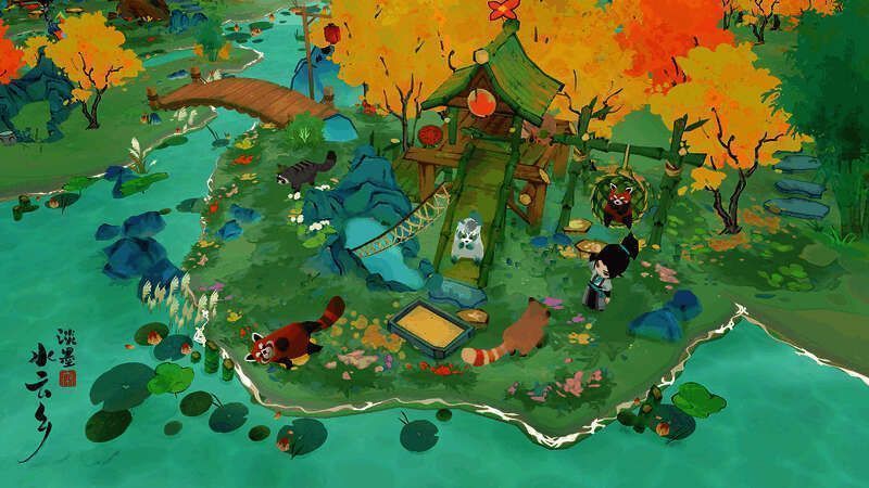 《淡墨水云乡》巴蜀萌宠画面