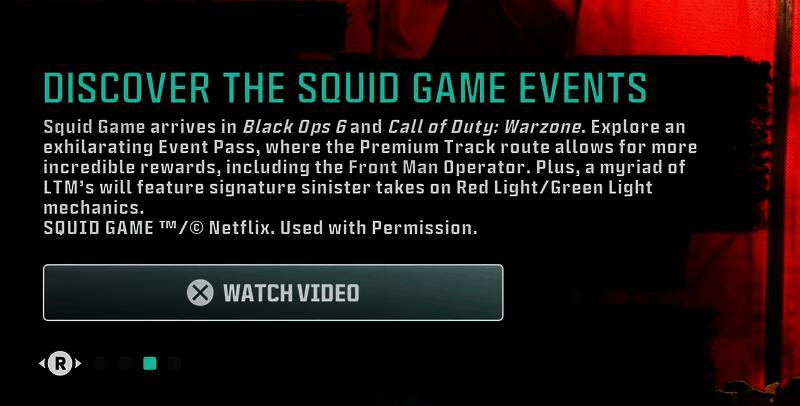 《鱿鱼游戏》联动《使命召唤：黑色行动6》相关画面