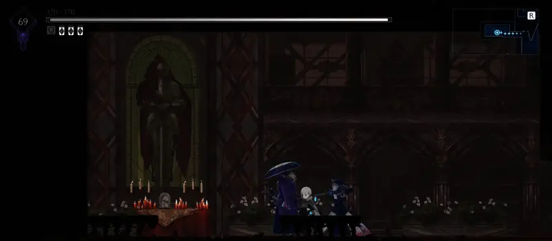 触发剧情后无人的房间画面