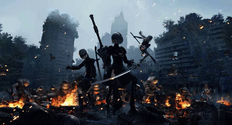 《尼尔:机械纪元》游戏画面