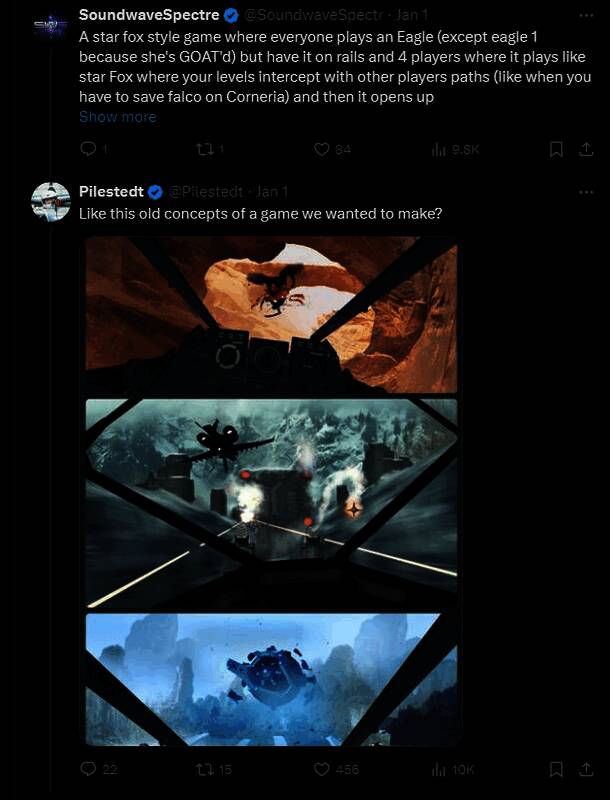 飞行射击游戏概念图