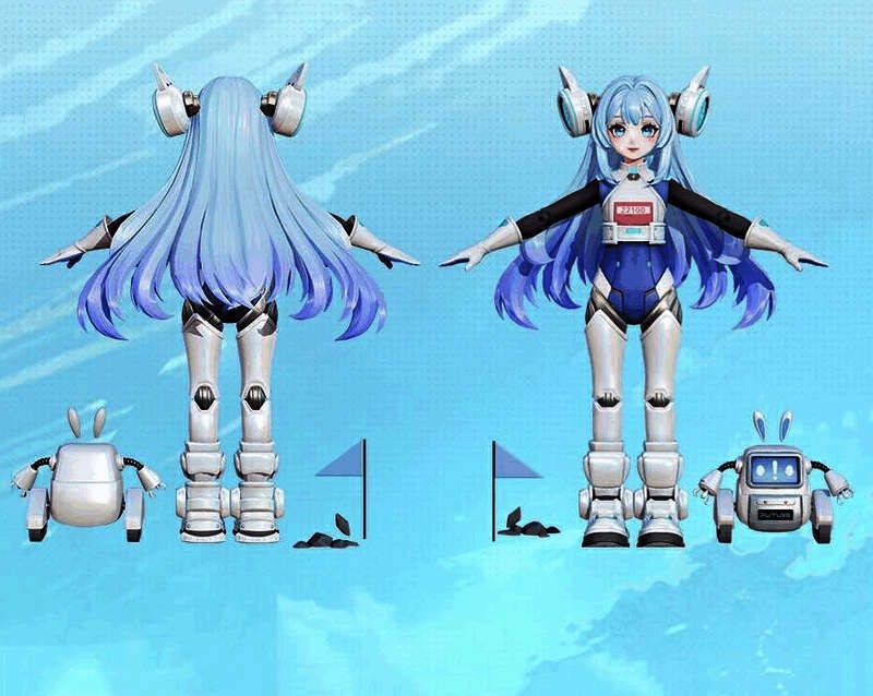 辉夜姬琼兔探月皮肤展示图