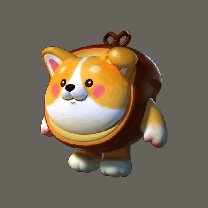 《蛋仔派对》面包狗松松细节展示图