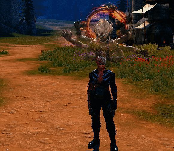 《猎魂觉醒》全新S级背饰“哪吒法相元灵”动图