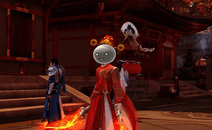 复刻好运财神的游戏角色展示图