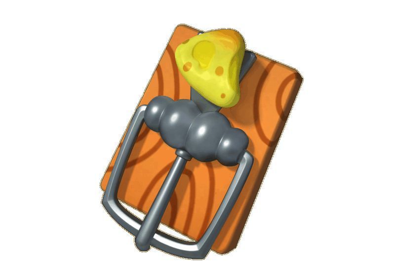 奶酪与捕鼠夹场景图