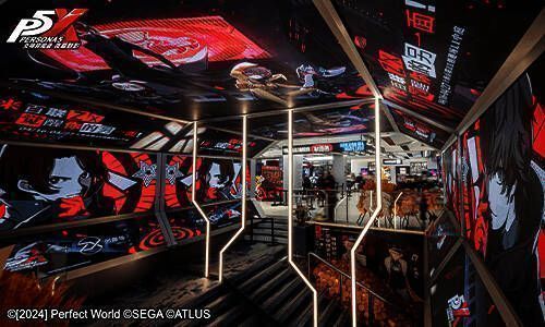 活动现场充满游戏元素的场景