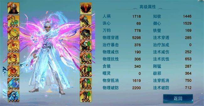 人物属性面板图3