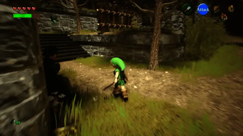 虚幻 5.5 重制《塞尔达传说：时之笛》视频截图 4