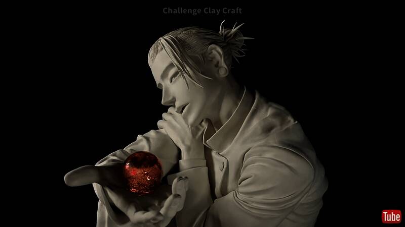 等身大夏油杰雕像外观图1