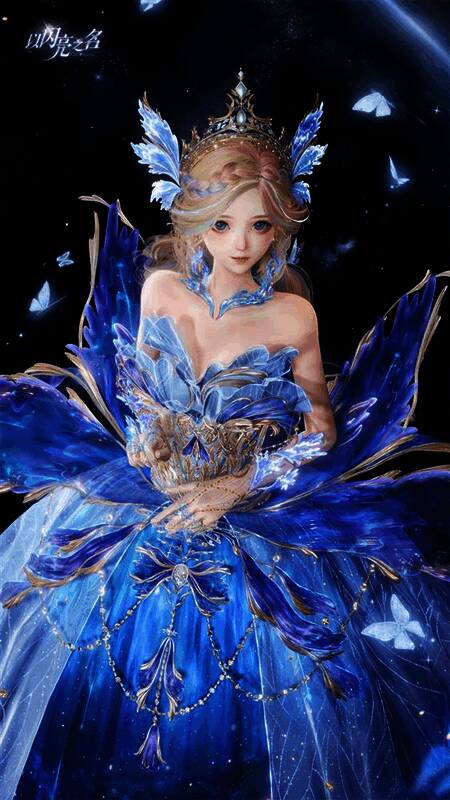 六星绮梦星河套装裙摆材质展示图