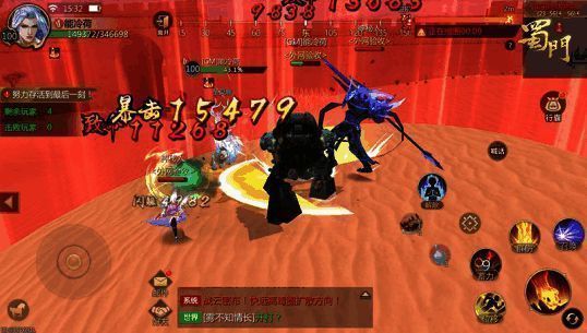 《蜀门》手游诸仙斗法玩法场景