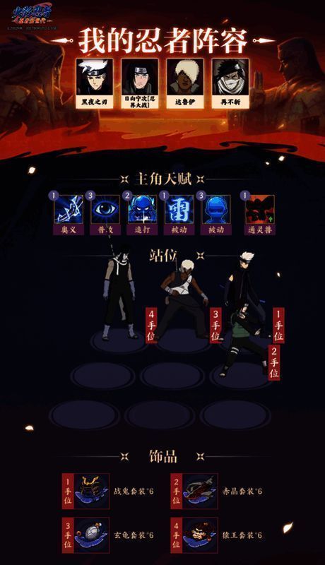 《火影忍者：忍者新世代》守护点Ⅰ推荐阵容图