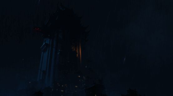 自由城融合中式与废土风格的画面