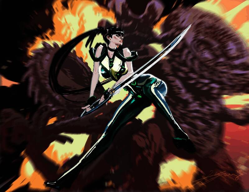 《星刃》女主伊芙画像