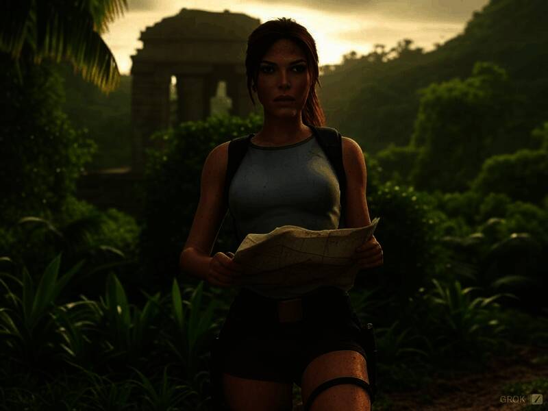 Grok生成的劳拉形象3