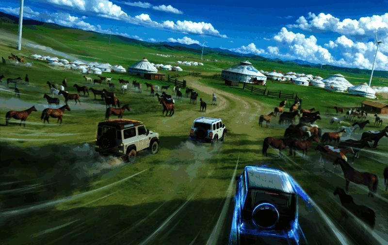 丰饶牧场赛道风景图