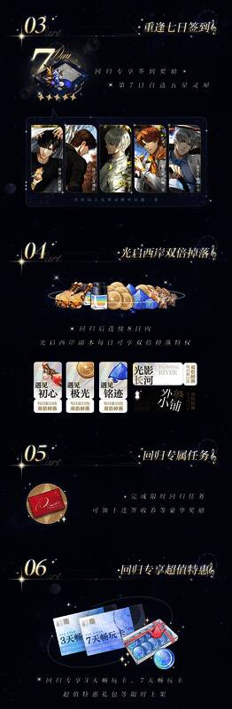 光与夜之恋再会奏鸣回归活动宣传图1